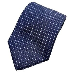 Brooks Brothers 346 Pure Silk Tie Made in USA Blue/Pink Geometric Diamond